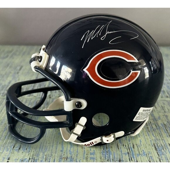 Chicago Bears Signed Autographed NFL Mini Helmet Mike Singletary #50 Linebacker - Picture 1 of 8